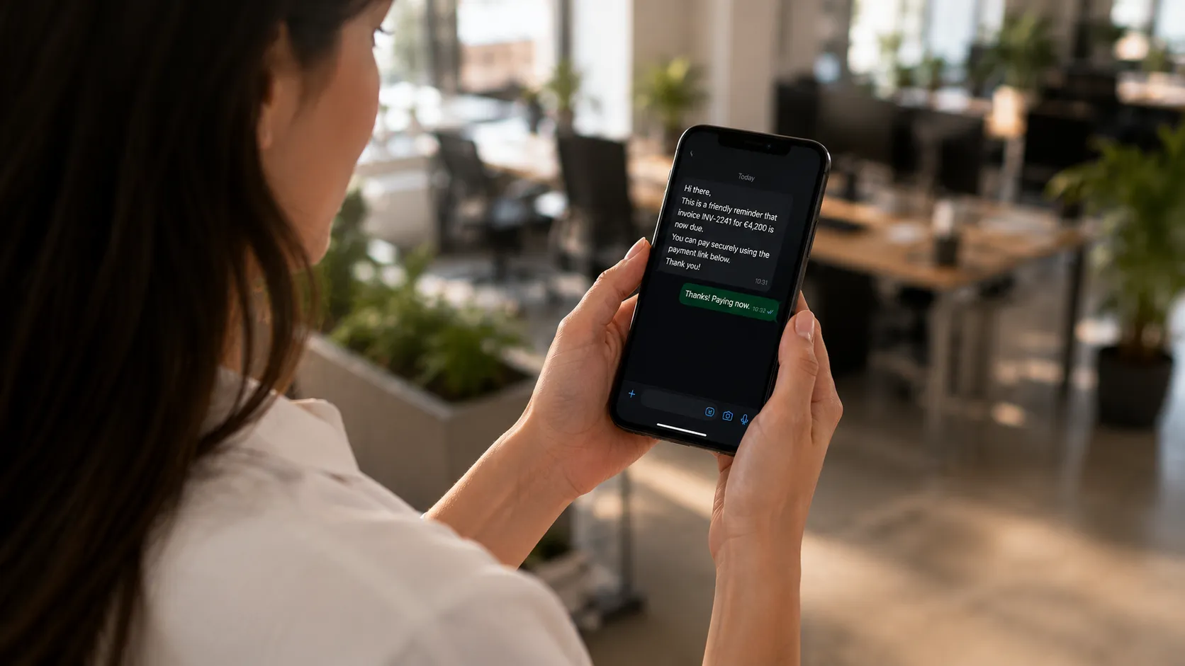 Flovanta WhatsApp automated reminder